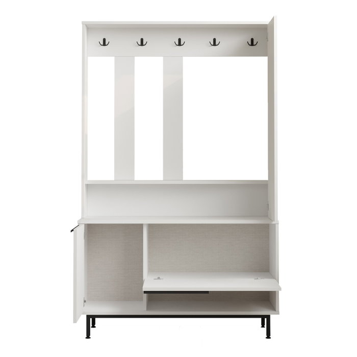 Hanah Home On11-W Perchero de Recibidor Blanco